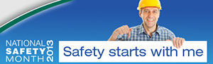National Safety Month 2013 logo